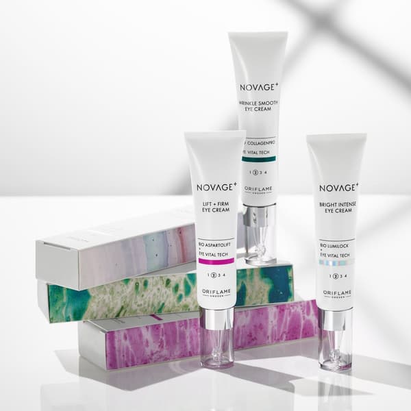 Oriflame Novage+ Wrinkle Smooth -silmänympärysvoide 15ml