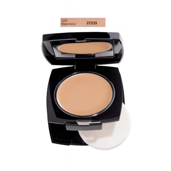 AVON Cremet pudder kompakt foundation Warm Ivory 125G