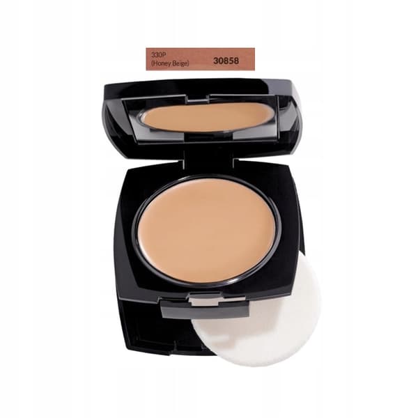 AVON Honey Beige 330P Creamy-Powder Compact Foundation -meikkivoide