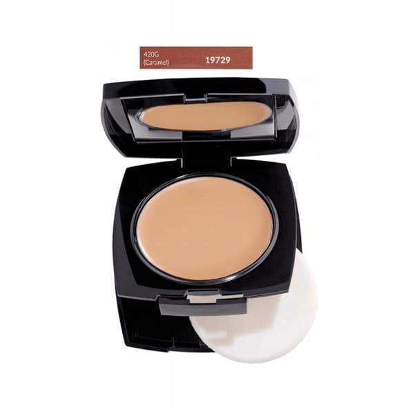 AVON Cremet pudder kompakt foundation Caramel 420G