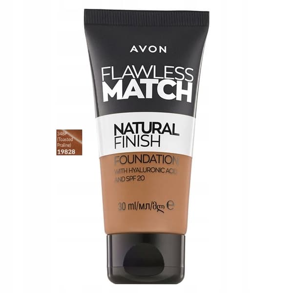 AVON Flawless Match Ristet Praline 348P Flydende Foundation
