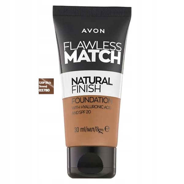 AVON Flawless Match Rich Sienna 520 P Flytande Foundation
