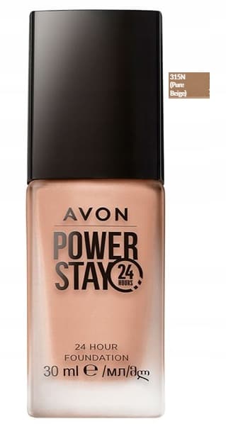 AVON Ansigtsfoundation "24 timer" Ren Beige 315N