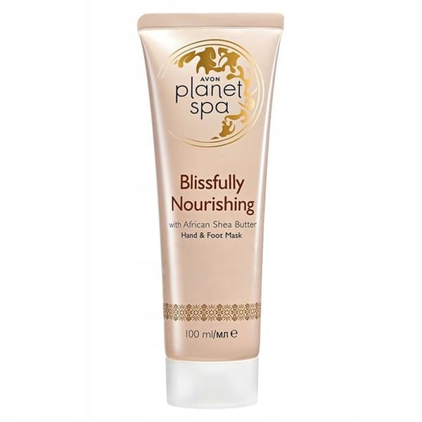 AVON Närande hand- och fotmask med sheasmör, paraffin och E-vitamin