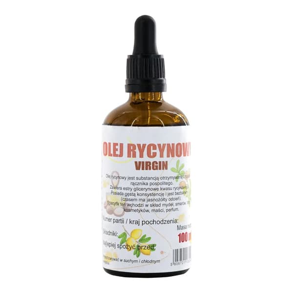 Ricinolja 100ml med pipett - Brat.pl