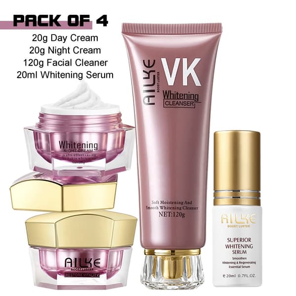 Ansigtcreme, Hyaluronsyre Fugtgivende, Anti-aging Formel,Pakke med 4