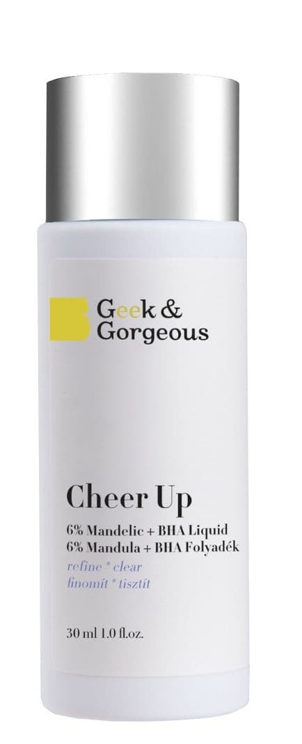 Geek & Gorgeous Cheer Up 30 ml - Syrabaserat ansiktsvatten 6% mandelsyra + BHA
