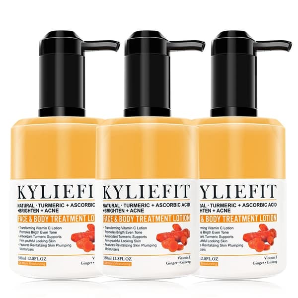 Ailke Gurkmeja Hudvårdsset, Upplysande Lotion, Djuprengörande Tvål,LOTION x 3