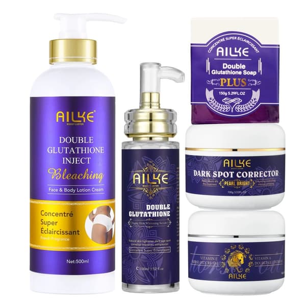 AILKE Hudplejesæt, Dobbelt Glutathion, Mørkeplet Korrigerer,5 ud af 1