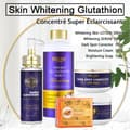 Miniatyrbillede 2 af 2: Double Glutathione Blegningssæt, 500ml Lotion, 100ml Serum,5 i 1 sæt
