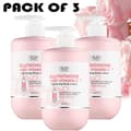 Miniatyrbild 2 av 2: Ljusande kroppslotion, 500 ml volym, Glutation & Vitamin C,3-pack lotion