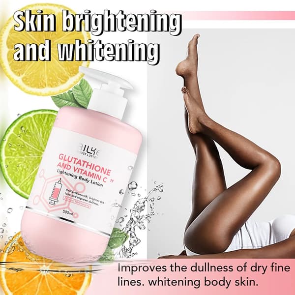 Ljusande kroppslotion, 500 ml volym, Glutation & Vitamin C,Body Lotion 500ml