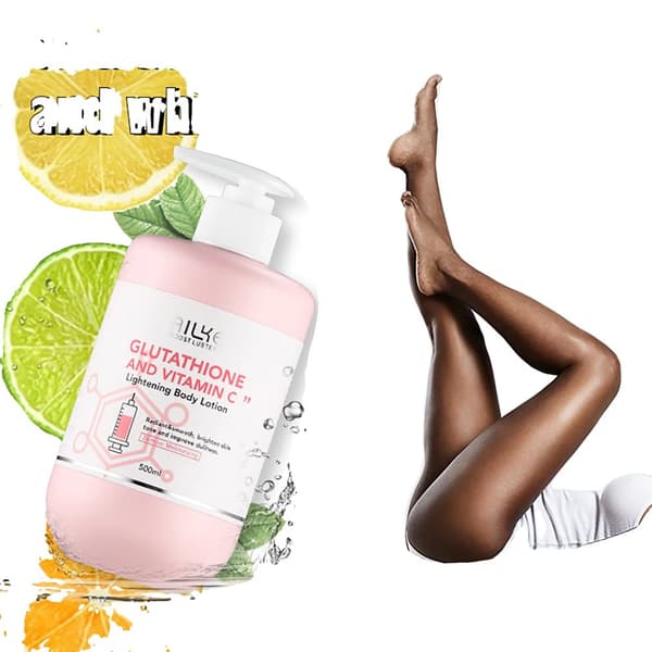 Ljusande kroppslotion, 500 ml volym, Glutation & Vitamin C,Body Lotion 500ml
