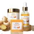 Miniatyrbillede 1 af 4: Turmeric Ansigtspleje Sæt, Hydratiserende Creme, Nærende Olie, Rense sæbe