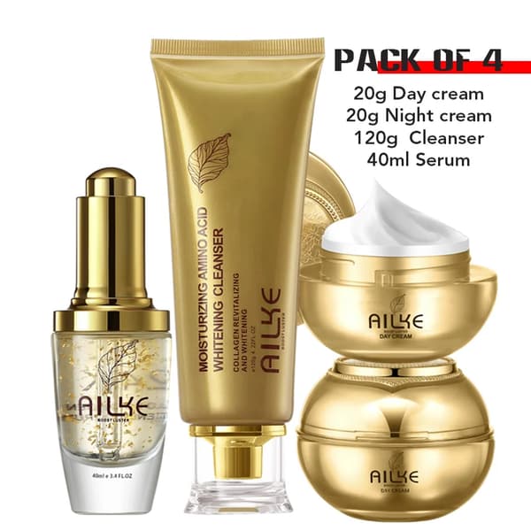 Hudplejekrem, Whitening Formula, Oil Control Technology,PAKKE AF 4