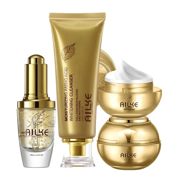 Hudplejekrem, Whitening Formula, Oil Control Technology,PAKKE AF 4