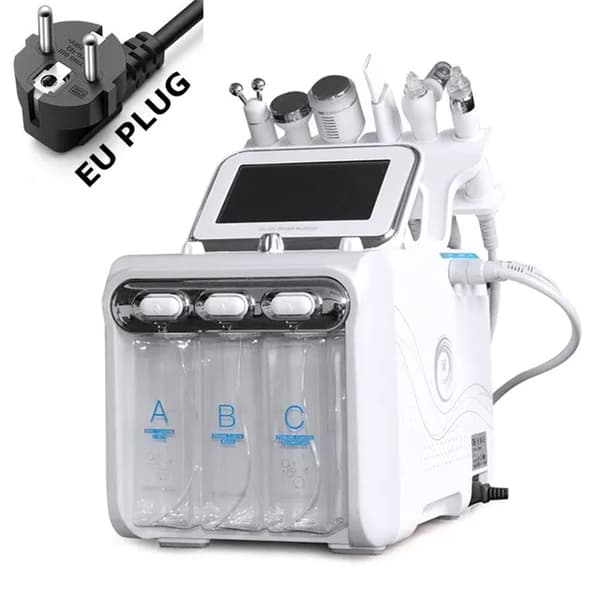 Hydra Beauty Hudrensning, Vand Aqua peeling, 6 I 1 H2O2 Vand Oxygen Jet Peel, EU STIK
