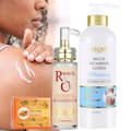 Miniatyrbillede 2 af 2: Hvidnende Body Lotion, Fugtighedsgivende Formel, Fjernelse af Mørke Pletter,3 i 1 sæt
