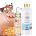 Miniatyrbillede 1 af 2: Hvidnende Body Lotion, Fugtighedsgivende Formel, Fjernelse af Mørke Pletter,3 i 1 sæt