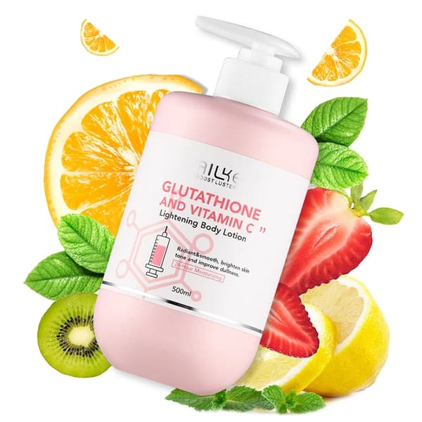 Huduppfräschande hudvårdsset, vitamin C, glutathion, djup återfuktning, mjuk och slät hud, förbättrad hudstrålning, Kroppslotion