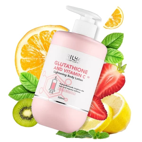 Huduppfräschande hudvårdsset, vitamin C, glutathion, djup återfuktning, mjuk och slät hud, förbättrad hudstrålning, Kroppslotion