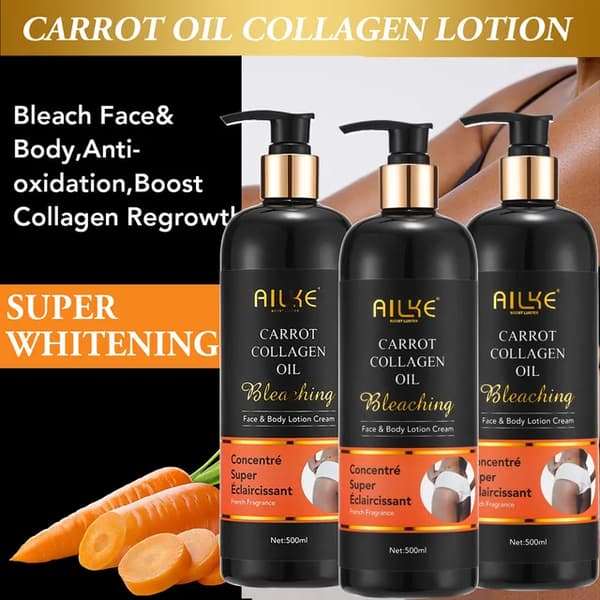 Kollagen hudvårdsserie, rengör fläckar, återfuktande, 3-pack lotion