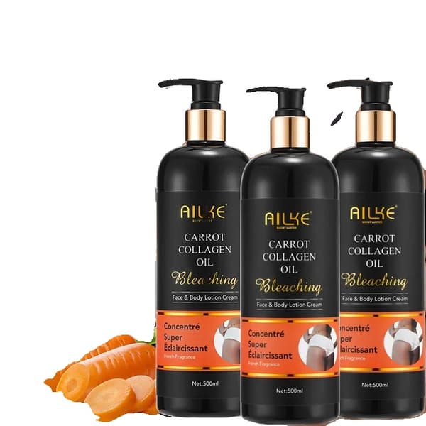 Kollagen hudvårdsserie, rengör fläckar, återfuktande, 3-pack lotion