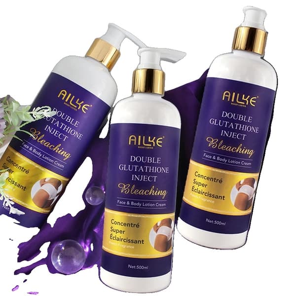 Ailke Whitening Lotion, Glutation & Niacinamid, 500ML Återfuktande Formel,3-pack Glutation