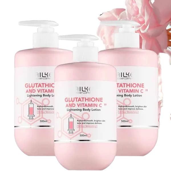 Hudblekningskräm, ljusar upp mörka fläckar, återfuktar huden, 3-pack lotion