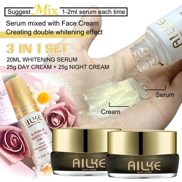 Ljusnande Ansiktskräm, Bleknande, Anti-Aging, Fuktgivande,KRÄM OCH SERUM