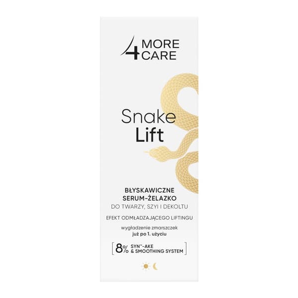 MORE4CARE SNAKE LIFT øjeblikkelig ansigts-, hals- og décolleté-serum 35 ml