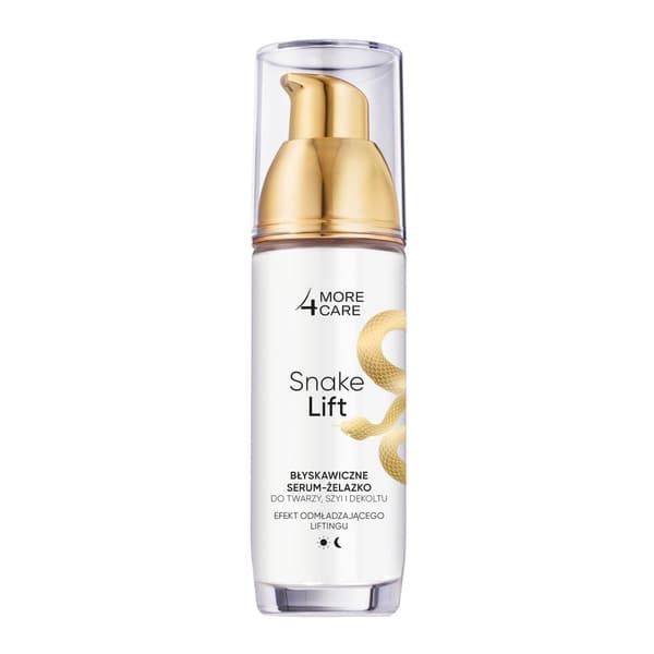 MORE4CARE SNAKE LIFT øjeblikkelig ansigts-, hals- og décolleté-serum 35 ml