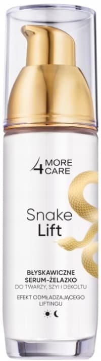 MORE4CARE SNAKE LIFT øjeblikkelig ansigts-, hals- og décolleté-serum 35 ml