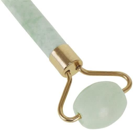 Äkta Jade Natursten Gua Sha och Roller