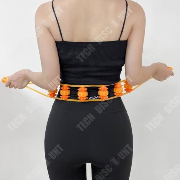 Infällbar axel- och ryggmassager - TEKNISK RABATT - 6 massagehuvuden - Lätt och praktisk
