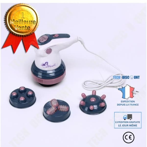 TD® elektrisk massageapparat - Anti-celluliter - Professionell 4 i 1 infraröd elektrisk kroppsbantningsmaskinmassage