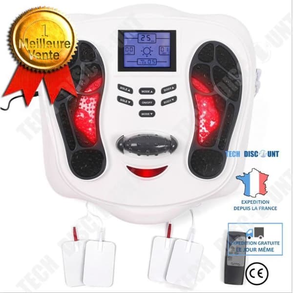 TD® Massager Fotmassage Maskin Massage Device EU Plug for Health Relax Kvinnor Män Unisex Old Adult