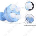 Miniatyrbild 3 av 4: TD® 3D Knådande Silikon Multifunktionell Dragon Grip Head Massager Elektrisk laddning Knådande Läder Massagemaskin