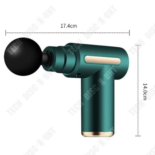TD® Massagepistol för fascia fitnessutrustning, elektrisk mini fascia pistolet för muskelavslappning