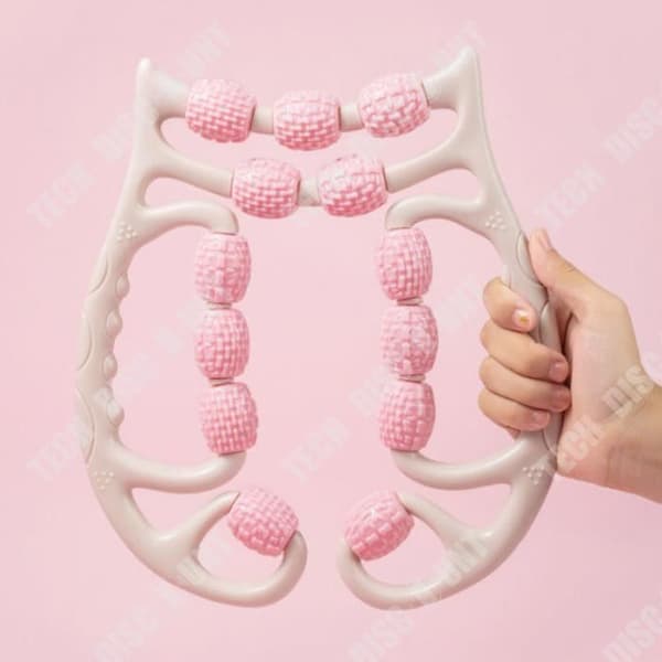 TD® 13 Rounds Stovepipe Artefakt Muscle Relaxer Rullande Ben Smal Lår Vad Ring Clip Ben Massager Foam Roller