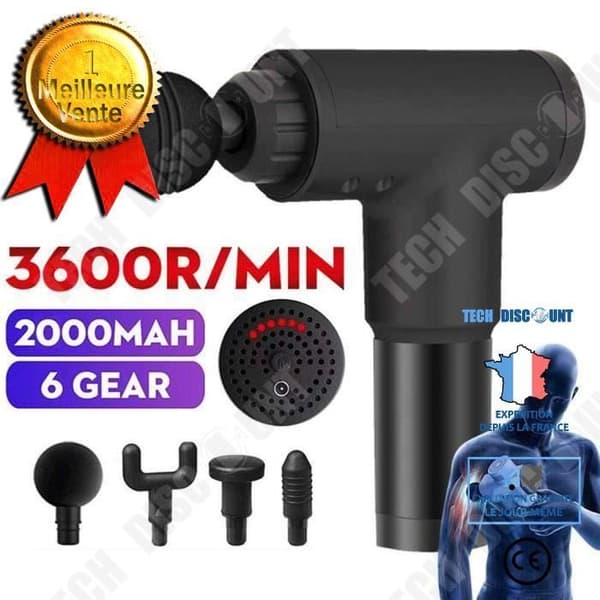 TD® Electric Muscle Relaxer, Fitness Hammer, Deep Vibration Massage for Cervical Spine