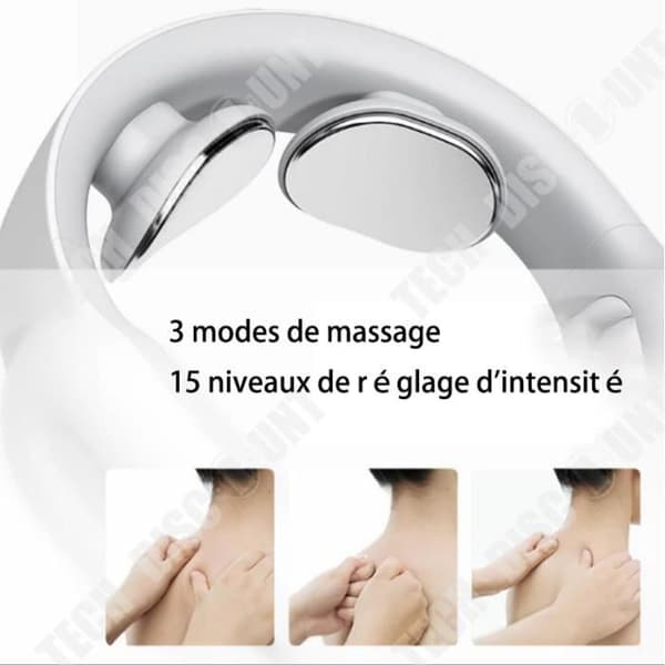 TD® Smart axel- och halsryggmassageapparat Multifunktionell vibrationspulsknådningsfysioterapianordning