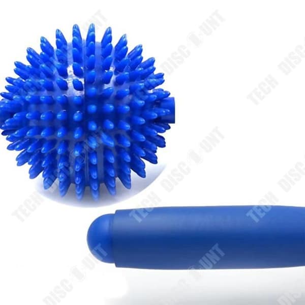 TD® Mass Muscle Avslappning Yoga Meridian Slim Kalv Massage Stick Roller Double Ball Igelkott Fascia Massage Stick