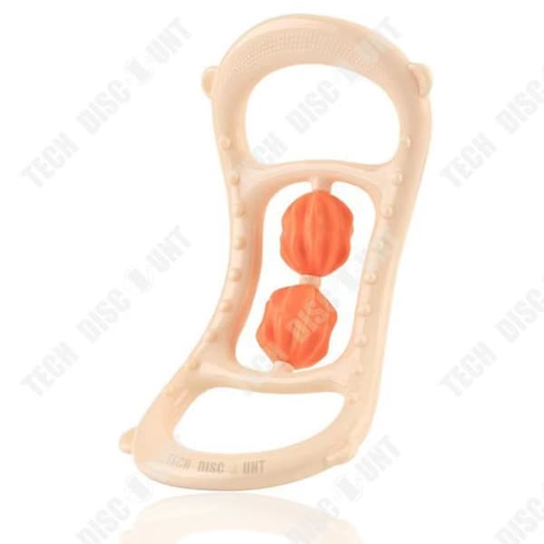 TD® Open Yoga Ring Axel Skönhet Rygg 2 Rollers Massage Fitness Relax Muskel Lår Ring Clip Ben Fascia Stretch Ring