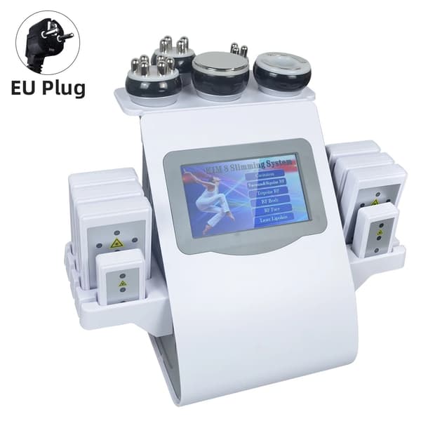 Ultralyd Cavitation Slankemaskine, 40k Ultralyd, LED RF Teknologi,EU STIK