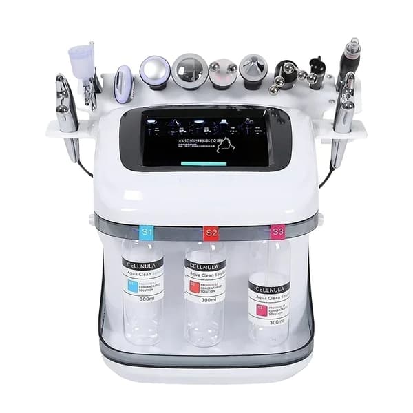 Vand Oxygen Jet Peel Facial Maskine, Hudforyngelse, Fugtighedsboost, CE-certificeret,EU stik