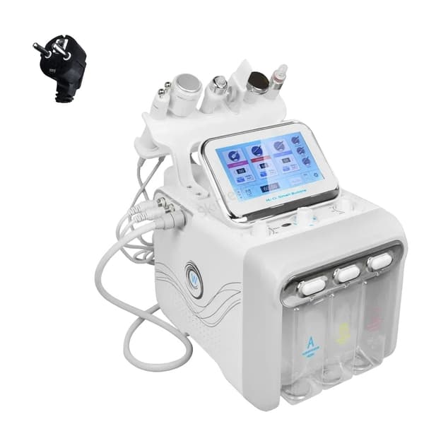 Hydra Dermabrasion Maskin, 6-i-1 Hudvårdssystem, EU-kontakt,EU-kontakt