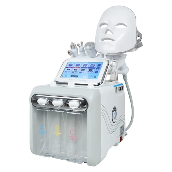 Professionell H2O2 Liten Bubbelapparat, 7-i-1 Funktionalitet, 7-tums Skärm,EU, Guld