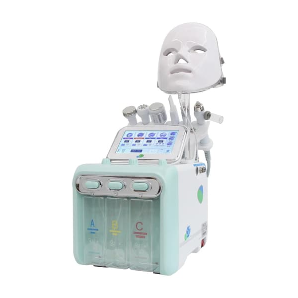 Hydrodermabrasion-kone, 7-in-1-toiminnallisuus, syväpuhdistus, ihon kiinteytys,7 IN 1 translates to Finnish as "7 IN 1".