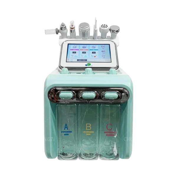 Hydrogen Ansigtsbehandlingsmaskine, Ultrasonisk Rensning, Hudopstramning,110V, EU stik